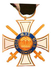 Order of the Crown 3rd class with swords