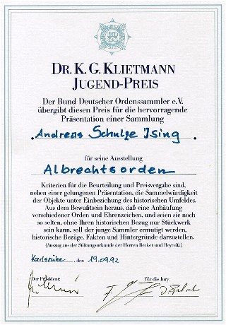 Dr. Klietmann Jugendpreis