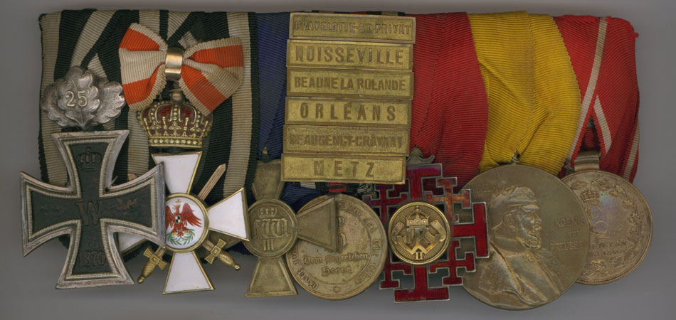 Medal Bar of von Scholl